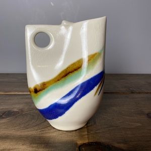Vintage Canadian studio pottery pitcher.